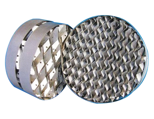 <b>我廠(chǎng)在上?；ぱ芯吭褐笇?，專(zhuān)業(yè)生產(chǎn)新型高效波紋規整填料及散堆填料，可采用不銹鋼、銅 、鋁、純鈦、鉬五鈦、等材質(zhì)制作。在香料、農藥、精細化工、石油化工等領(lǐng)域得到廣泛</b>